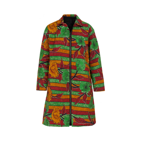 Leila Coat - The Vibrant Tapestry - L — front