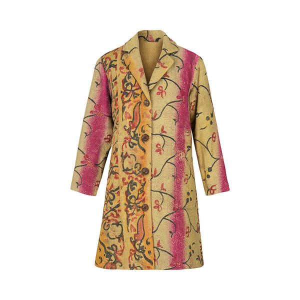 Leila Coat - The Olive Vine - M — back