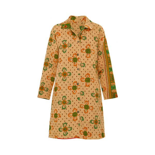 Leila Coat - The Marigold Patchwork - 3XL — front