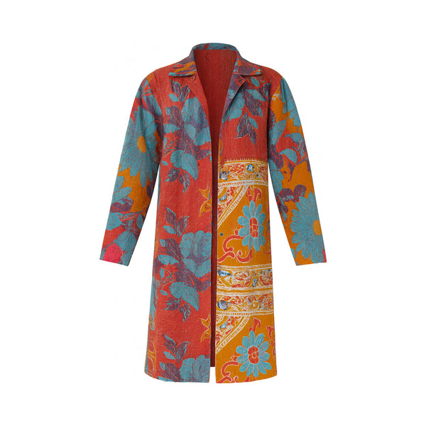 Leila Coat - The Patchwork Odyssey - XXL — front
