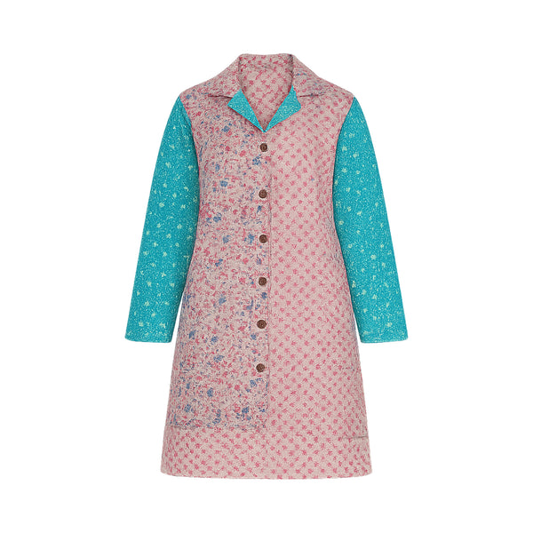 Leila Coat - The Polka Blossom - XL — front