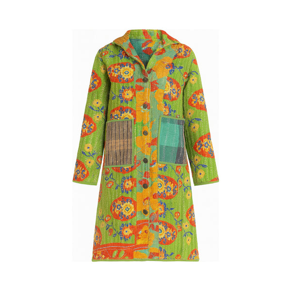 Leila Coat - The Garden Bloom - L — detail
