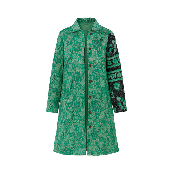 Leila Coat - The Emerald Blossom - S — front