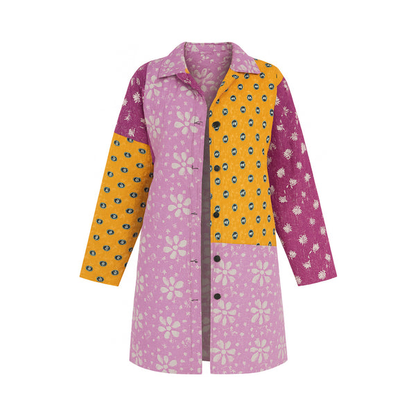 Leila Coat - The Blossom Tapestry - 3XL — front
