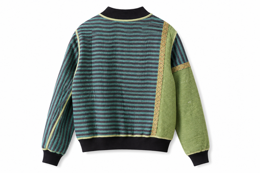 Rumana Reversible Kantha Bomber - XL