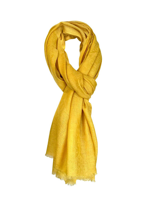 Cashmere Scarf - Yellow