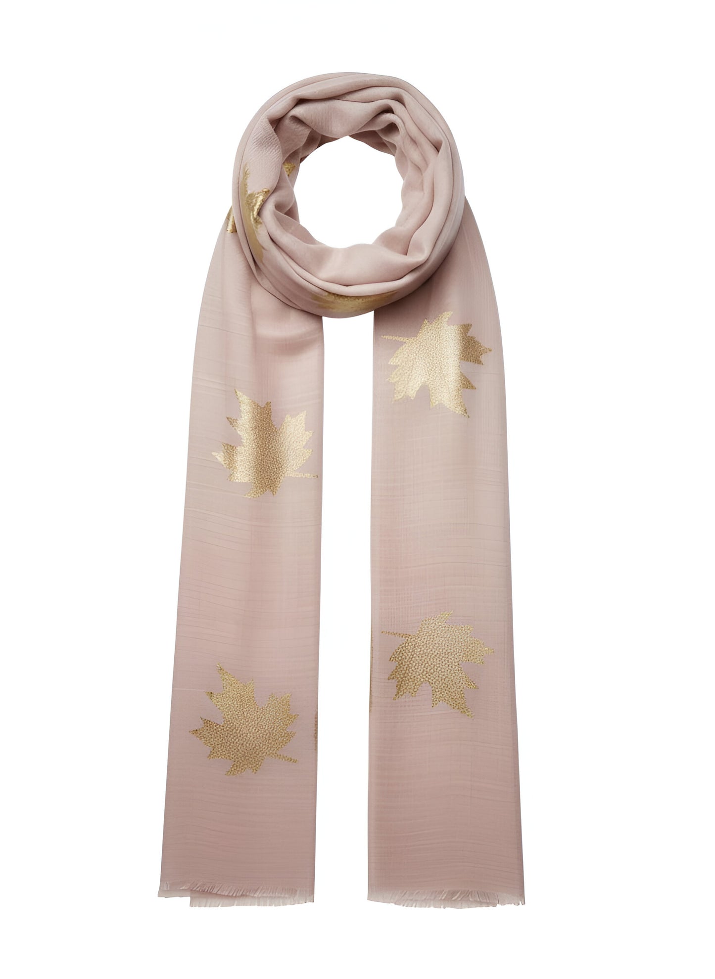 Cashmere Scarf - Blush Maple