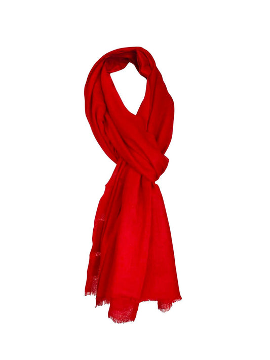 Cashmere Scarf - Red