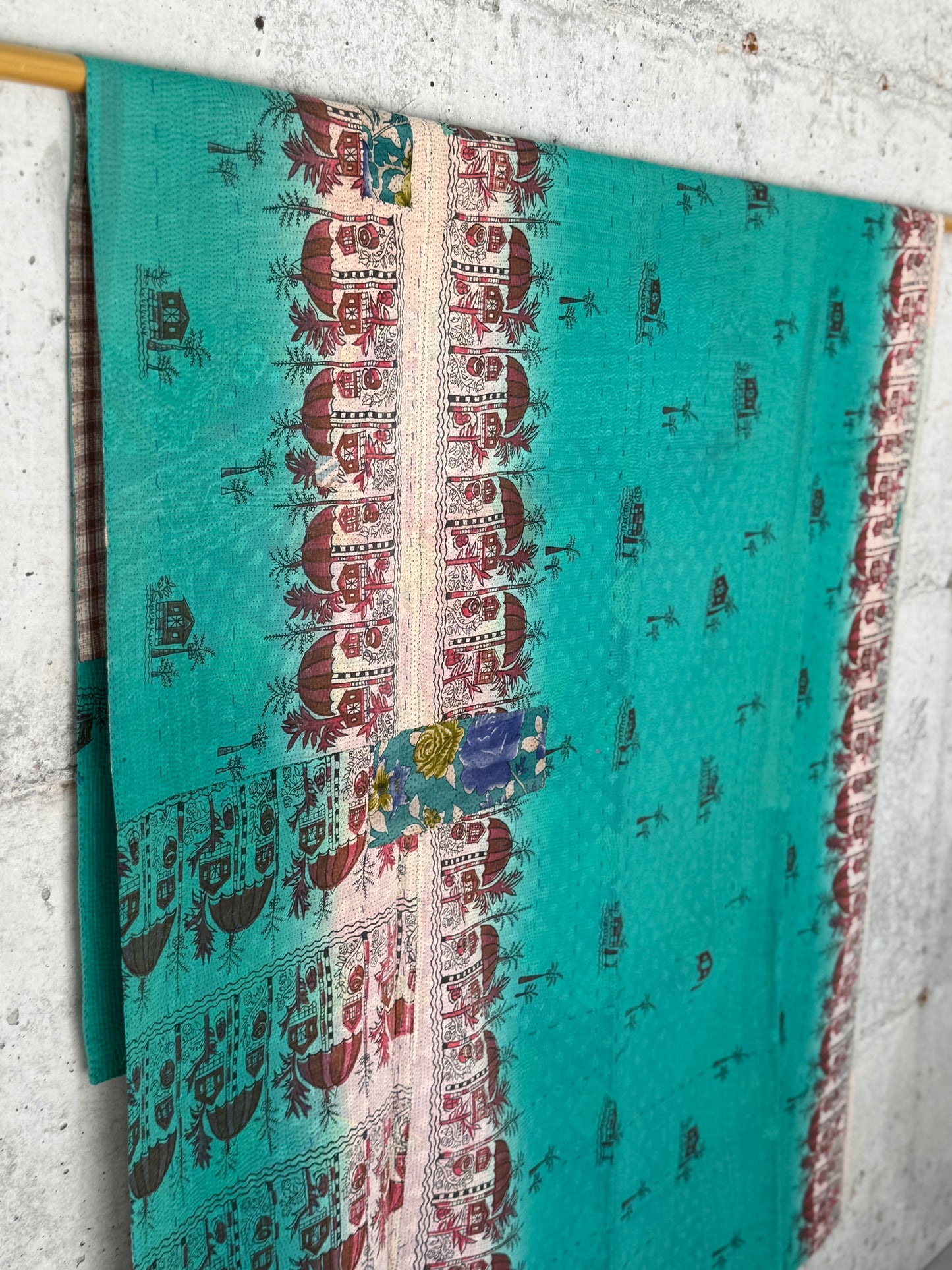 Earth Harvest Vintage Kantha Throw