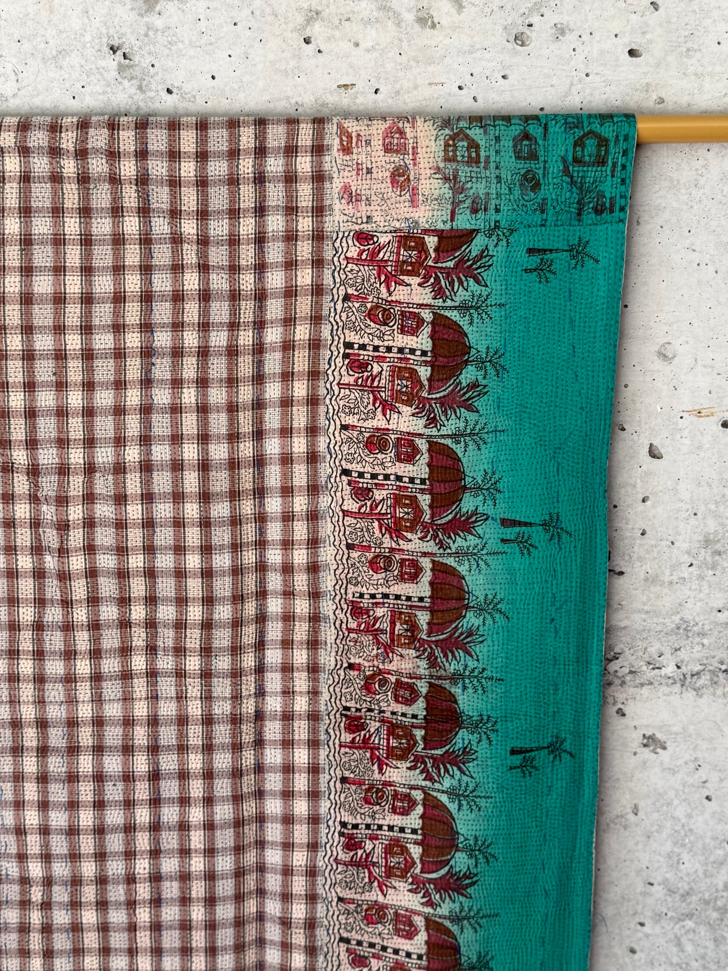 Earth Harvest Vintage Kantha Throw