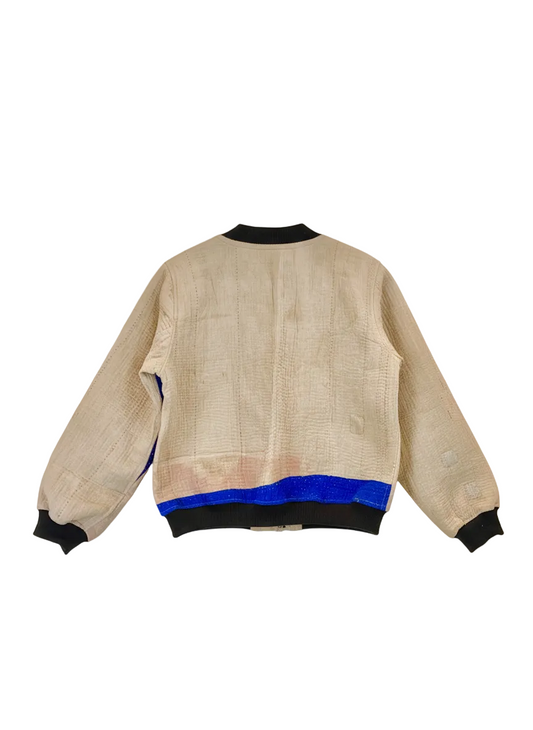 Sophia Reversible Kantha Bomber - New Chapter - L