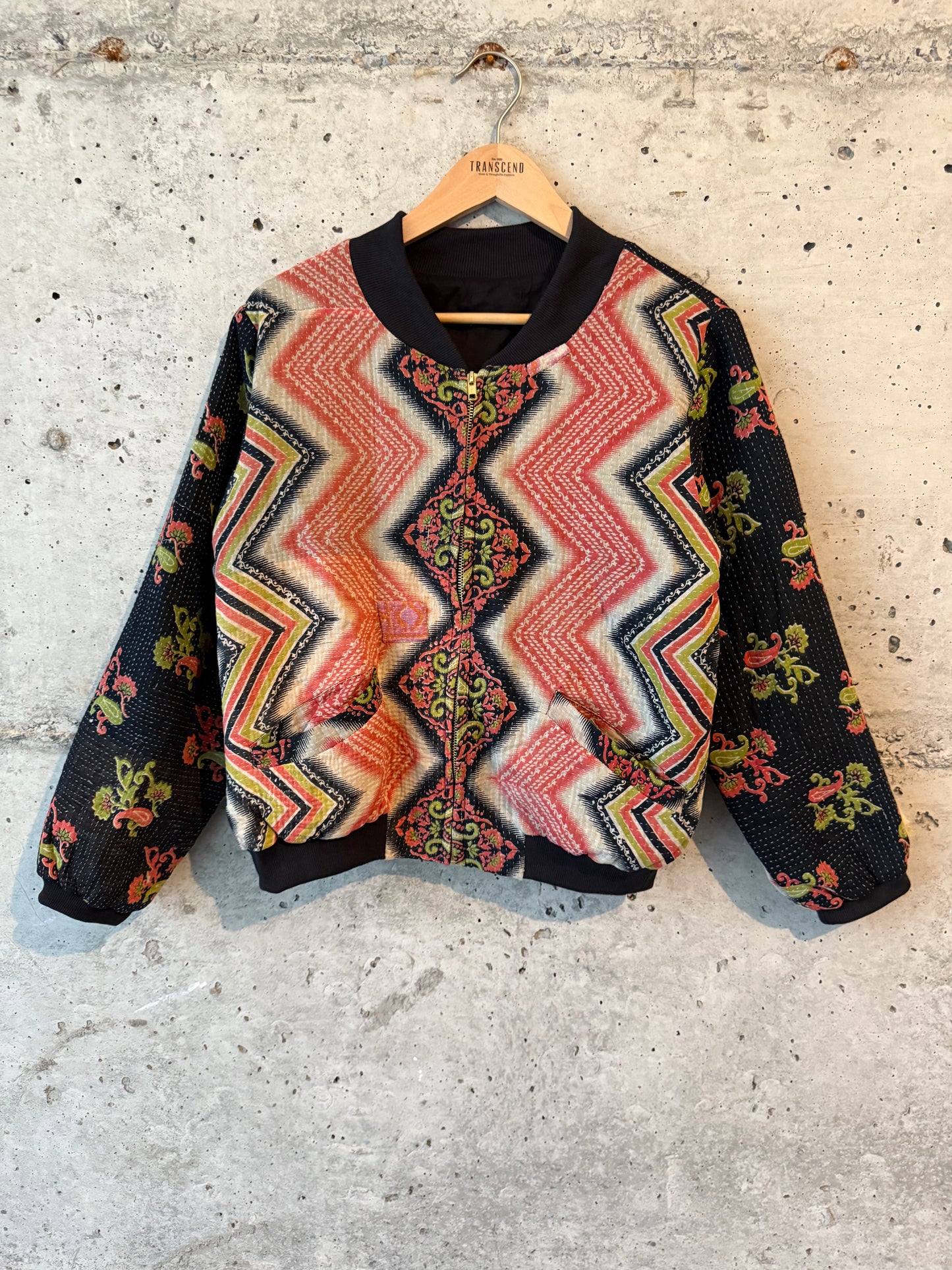 Nadia Kantha Bomber Jacket – Rosewood Trail
