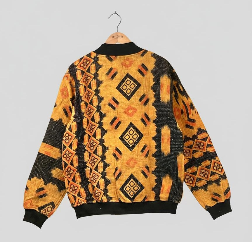 MEN'S Reversible Kantha Bomber - Milan - L