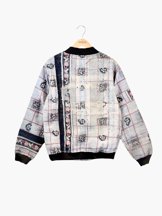 MEN'S Reversible Kantha Bomber - Zoren - M