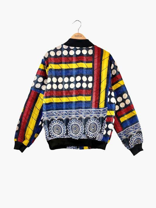 MEN'S Reversible Kantha Bomber - Nabil - M
