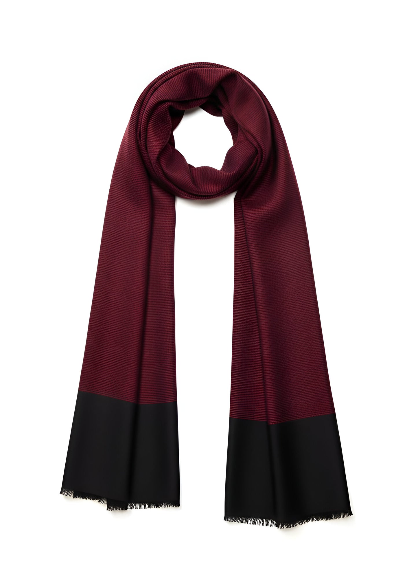 Cashmere Scarf - Red Stripes