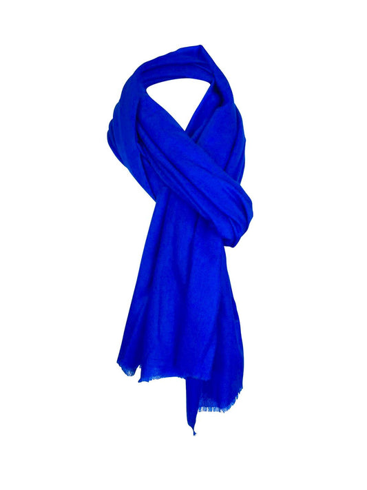 Cashmere Scarf - Royal Blue