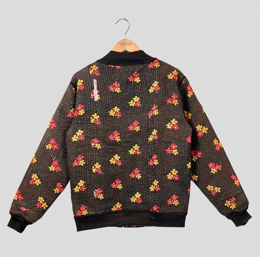 MEN'S Reversible Kantha Bomber - Rafi - S