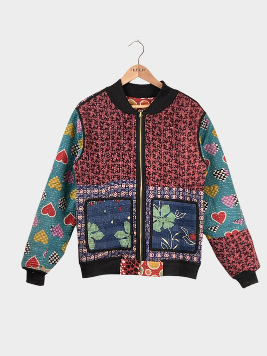 MEN'S Reversible Kantha Bomber - Rico - S