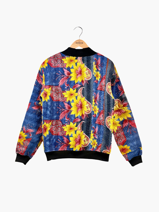 MEN'S Reversible Kantha Bomber - Tavi - S