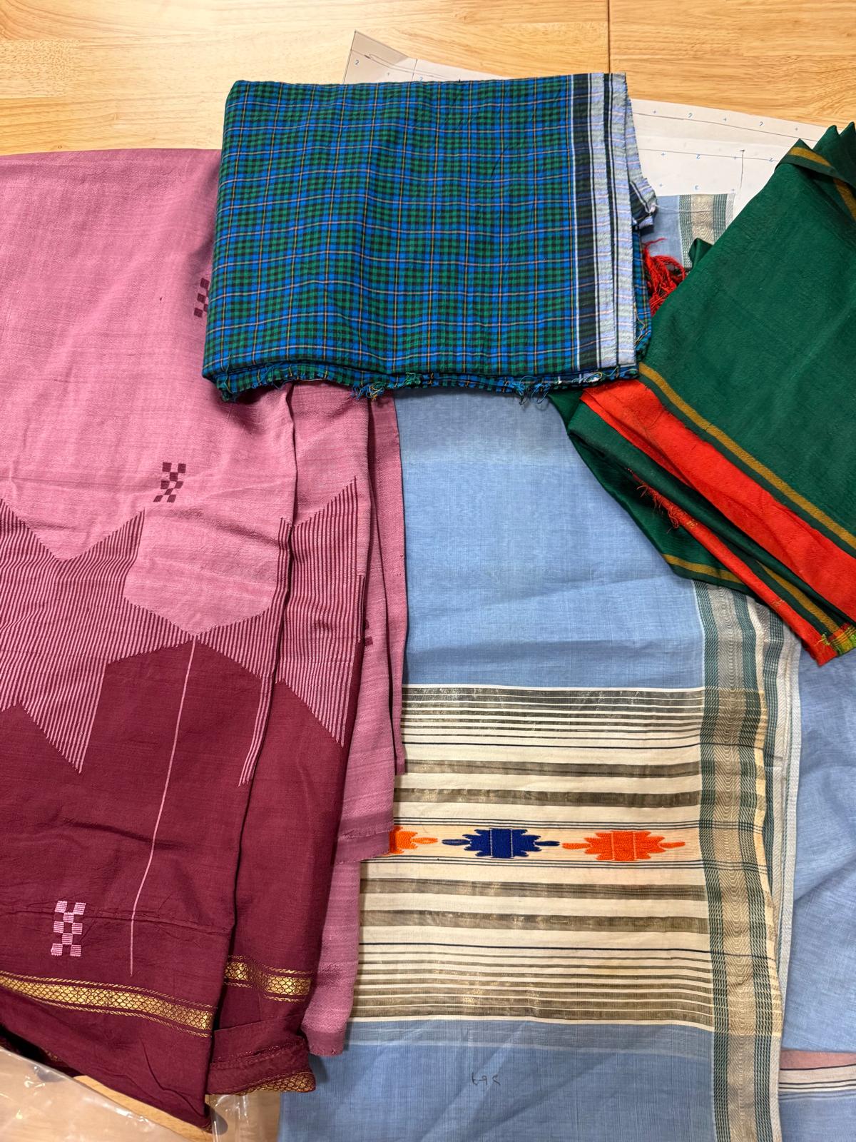 Uma's Bespoke Reversible Sari Jackets