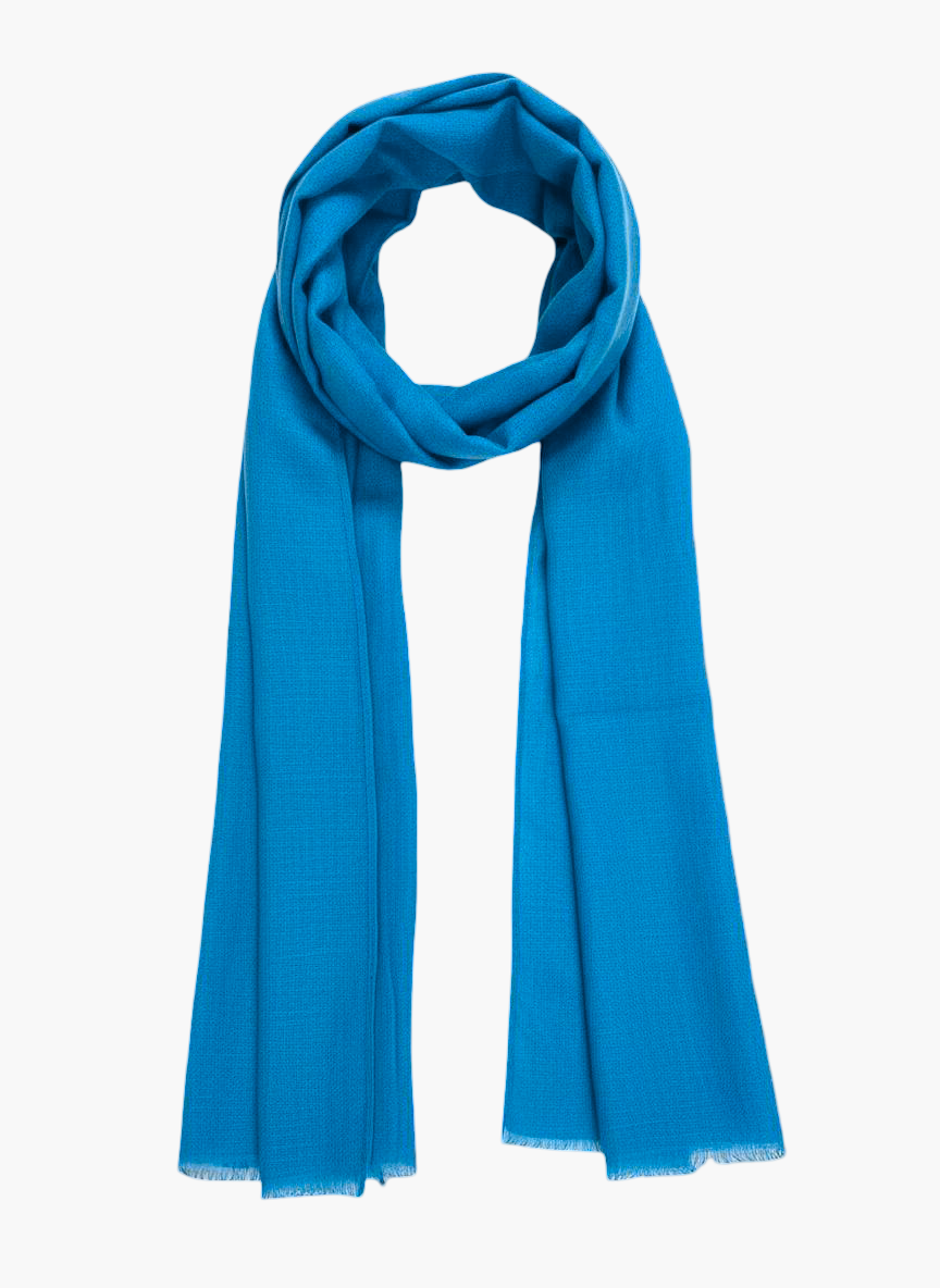 Cashmere Scarf - Turkish Blue