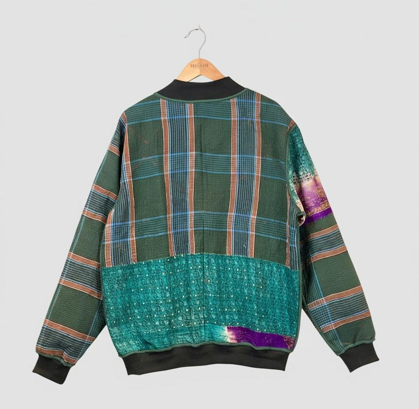 MEN'S Reversible Kantha Bomber - Kairo - XL