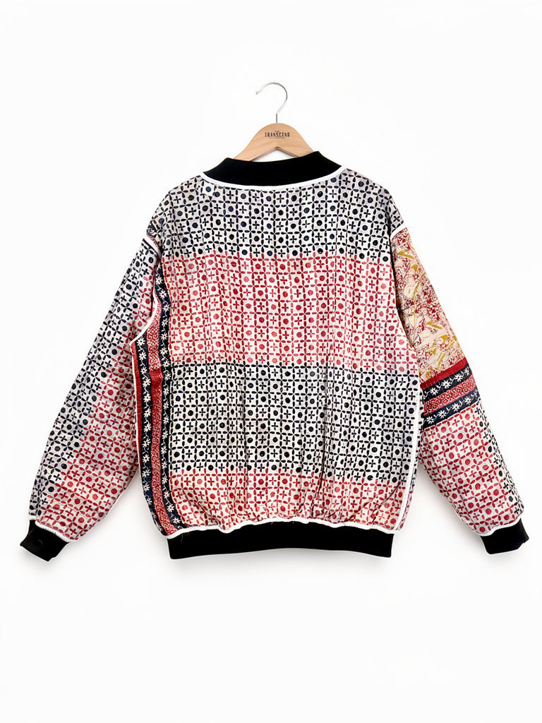MEN'S Reversible Kantha Bomber - Jalen - XXL
