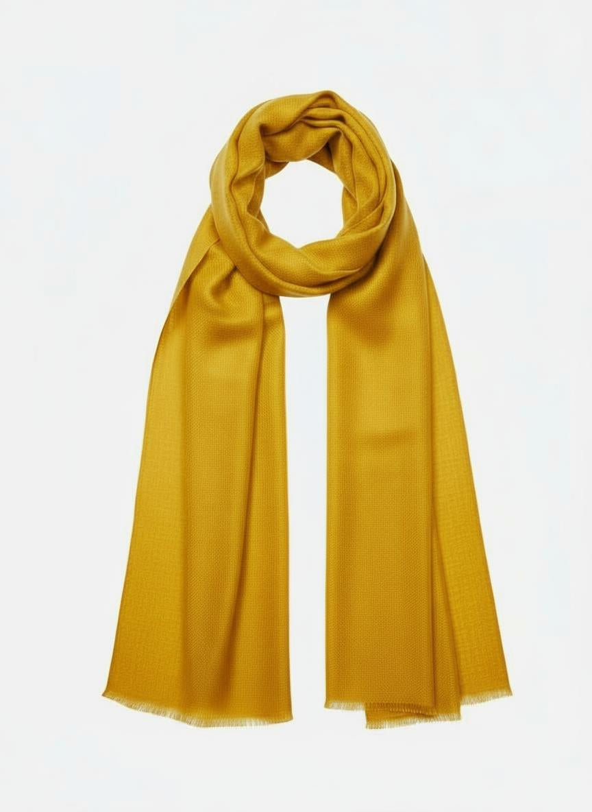 Cashmere Scarf - Mustard