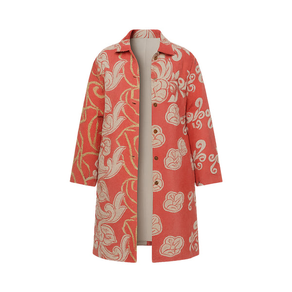 Leila Coat - The Floral Reverie - XXL — front