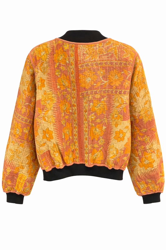 Aurelia Reversible Kantha Bomber - L