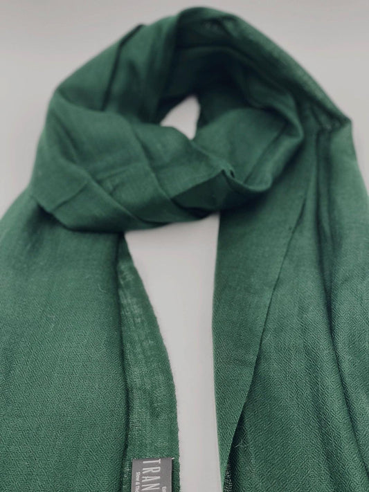 Cashmere Scarf - FOREST GREEN - Transcend