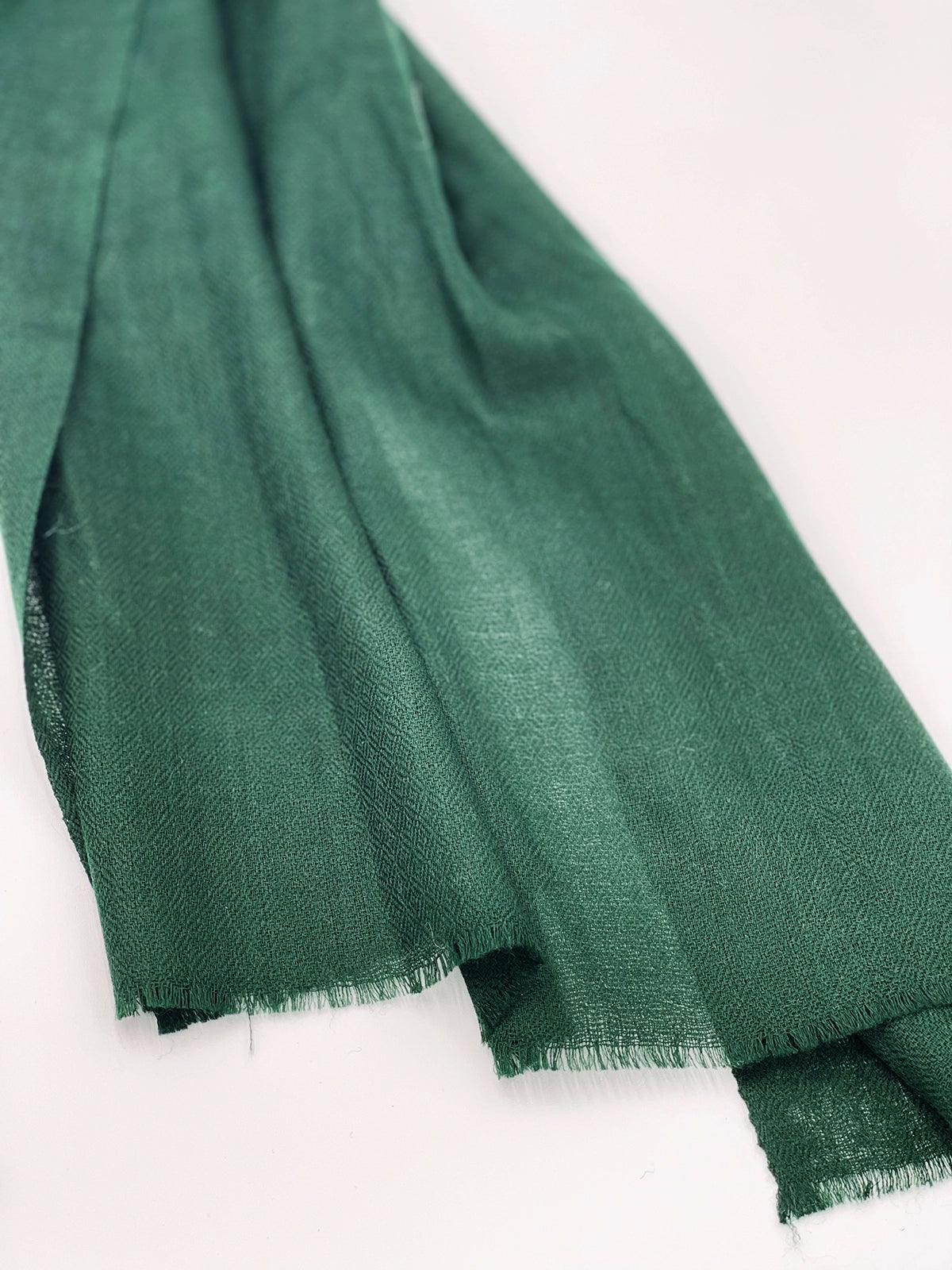 Cashmere Scarf - FOREST GREEN - Transcend