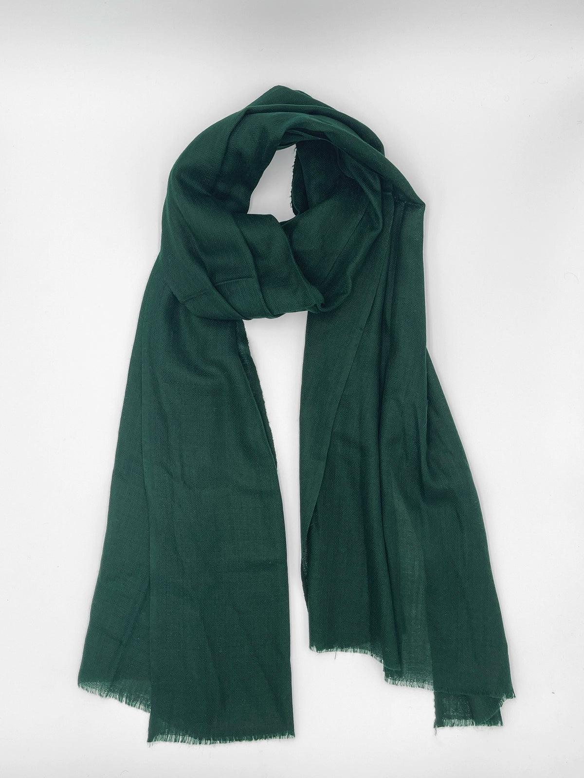 Cashmere Scarf - FOREST GREEN - Transcend
