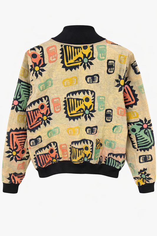 Kalina Reversible Kantha Bomber - XS