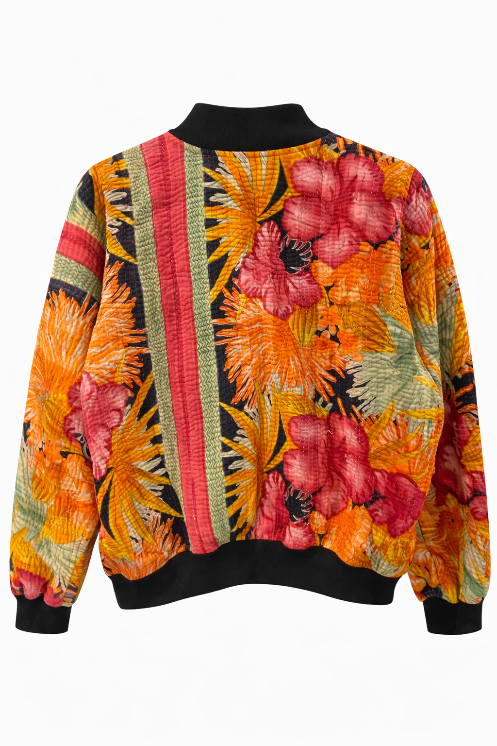 Roxana Reversible Kantha Bomber - M
