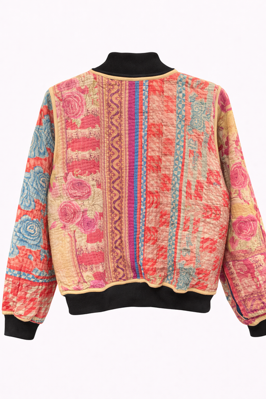Suriya Reversible Kantha Bomber - M