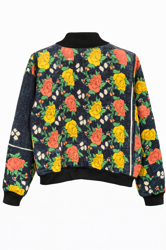Veda Reversible Kantha Bomber - M