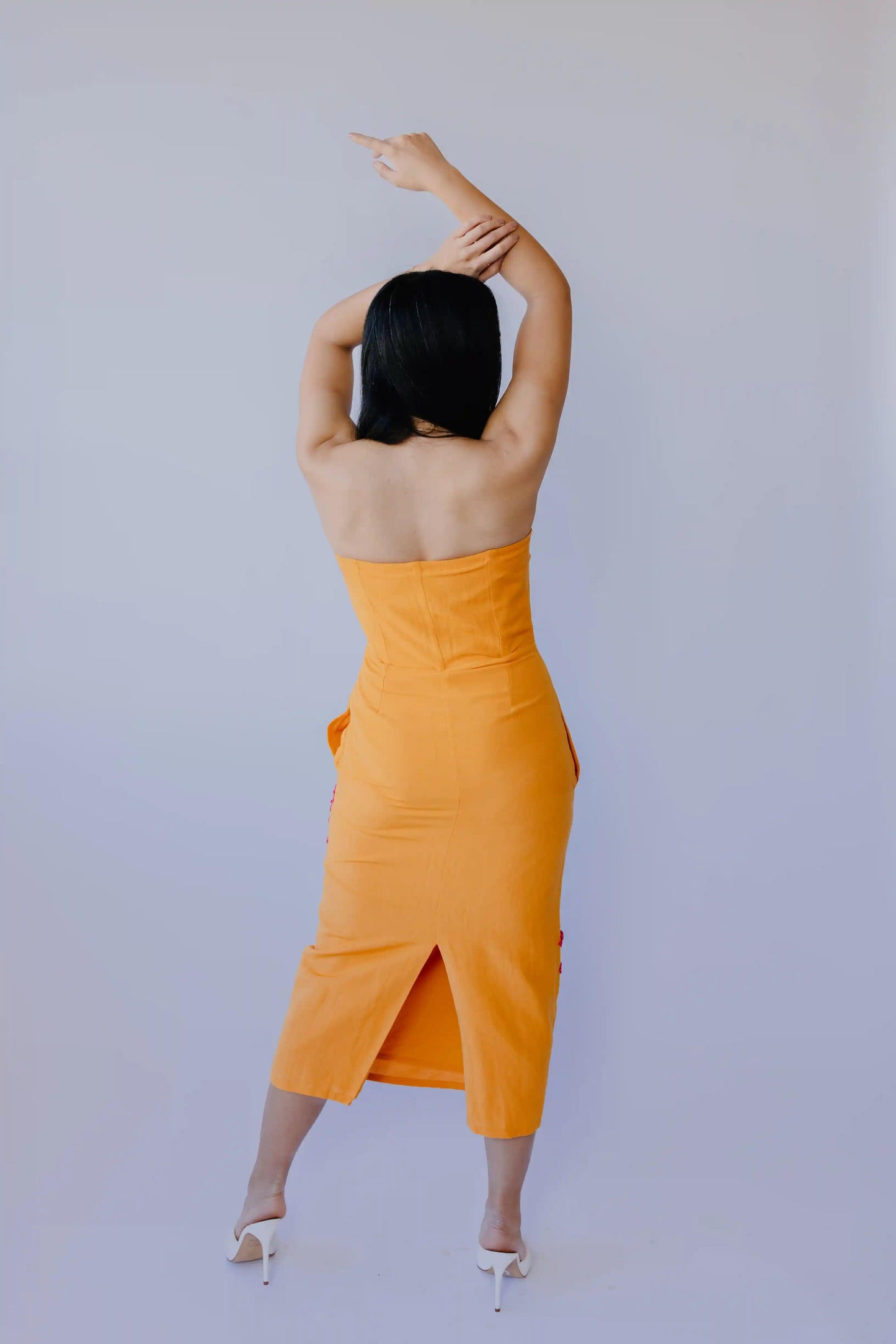 Bougainvillea Midi Dress - Transcend