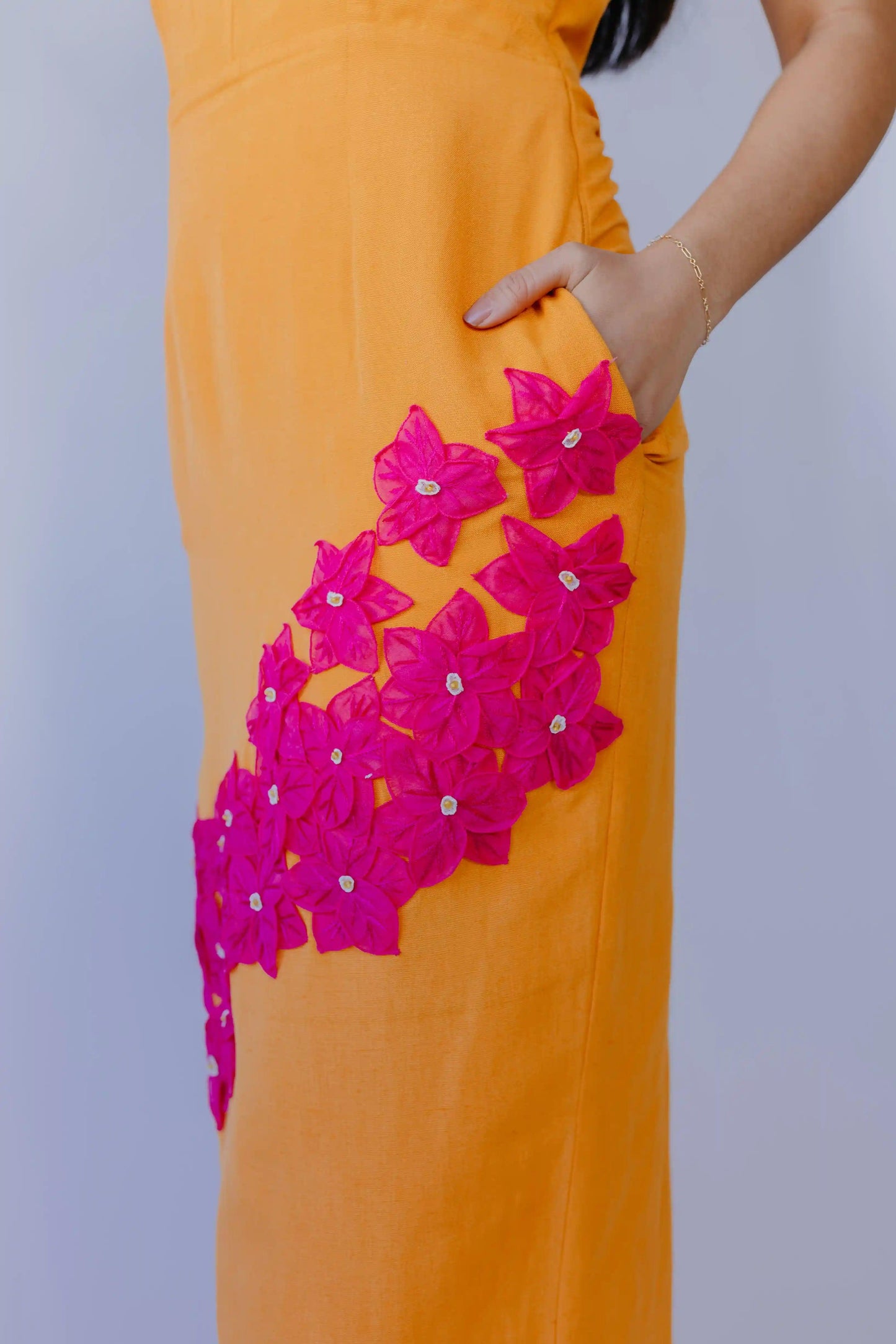 Bougainvillea Midi Dress - Transcend