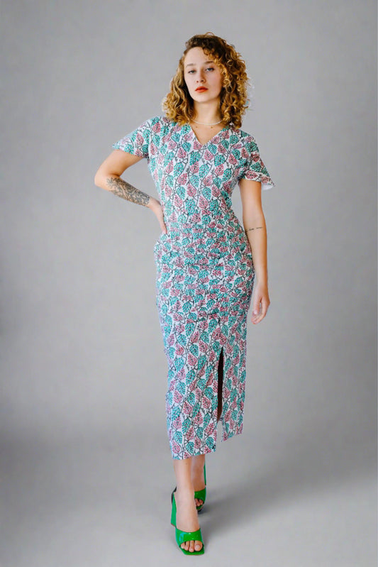 Cotton print midi - Transcend