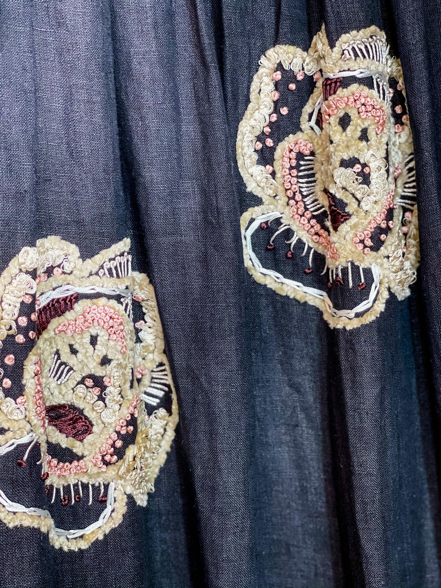 Tiered Maxi Dress with Rose Embroidery - Transcend