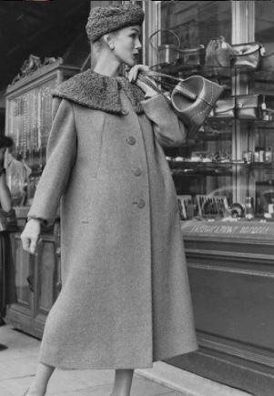 woman window shopping in 1930