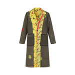 Leila Coat - The Olive Vine - M — reversible side, front 3