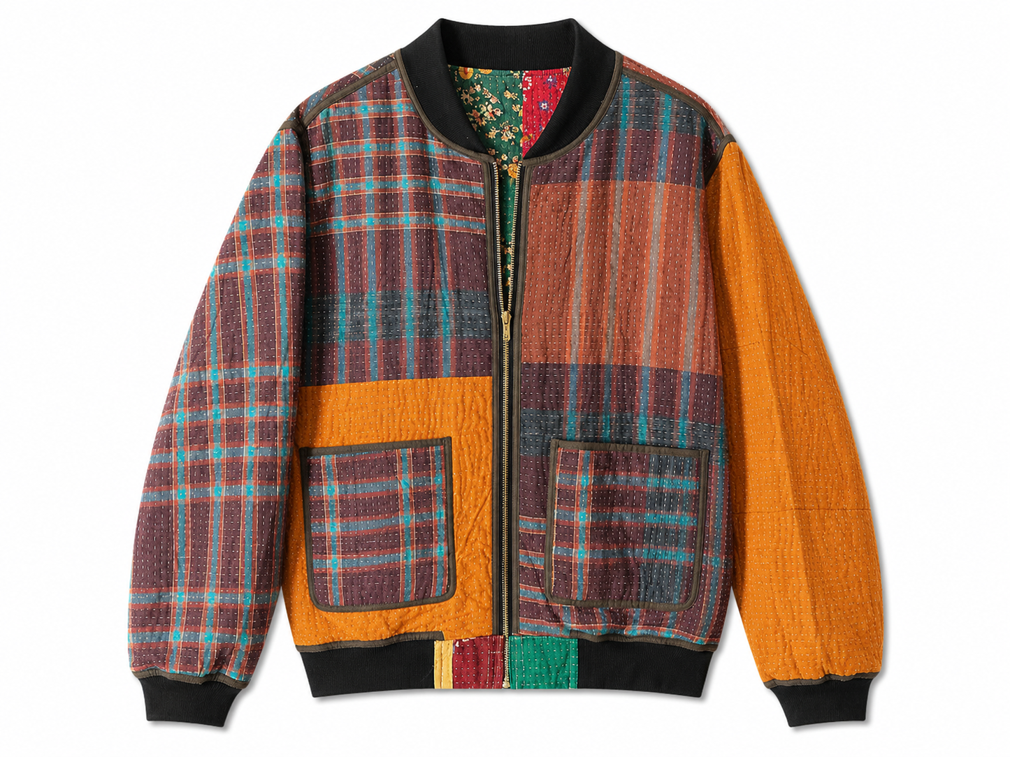 MEN'S Reversible Kantha Bomber - Parvez - M