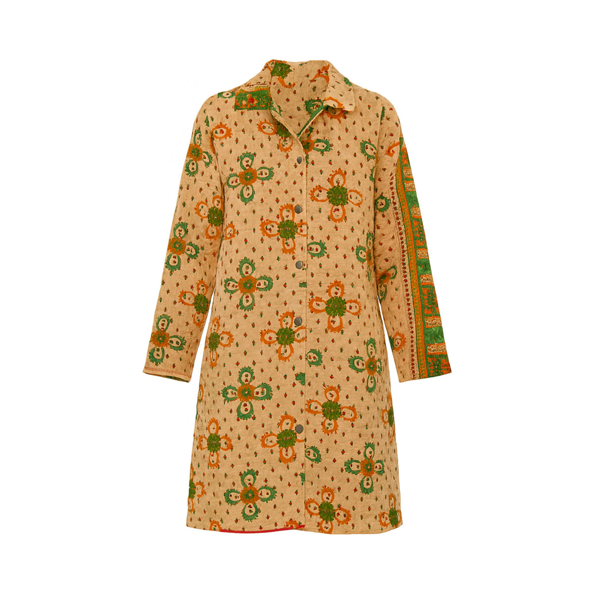 Leila Coat - The Marigold Patchwork - 3XL — front