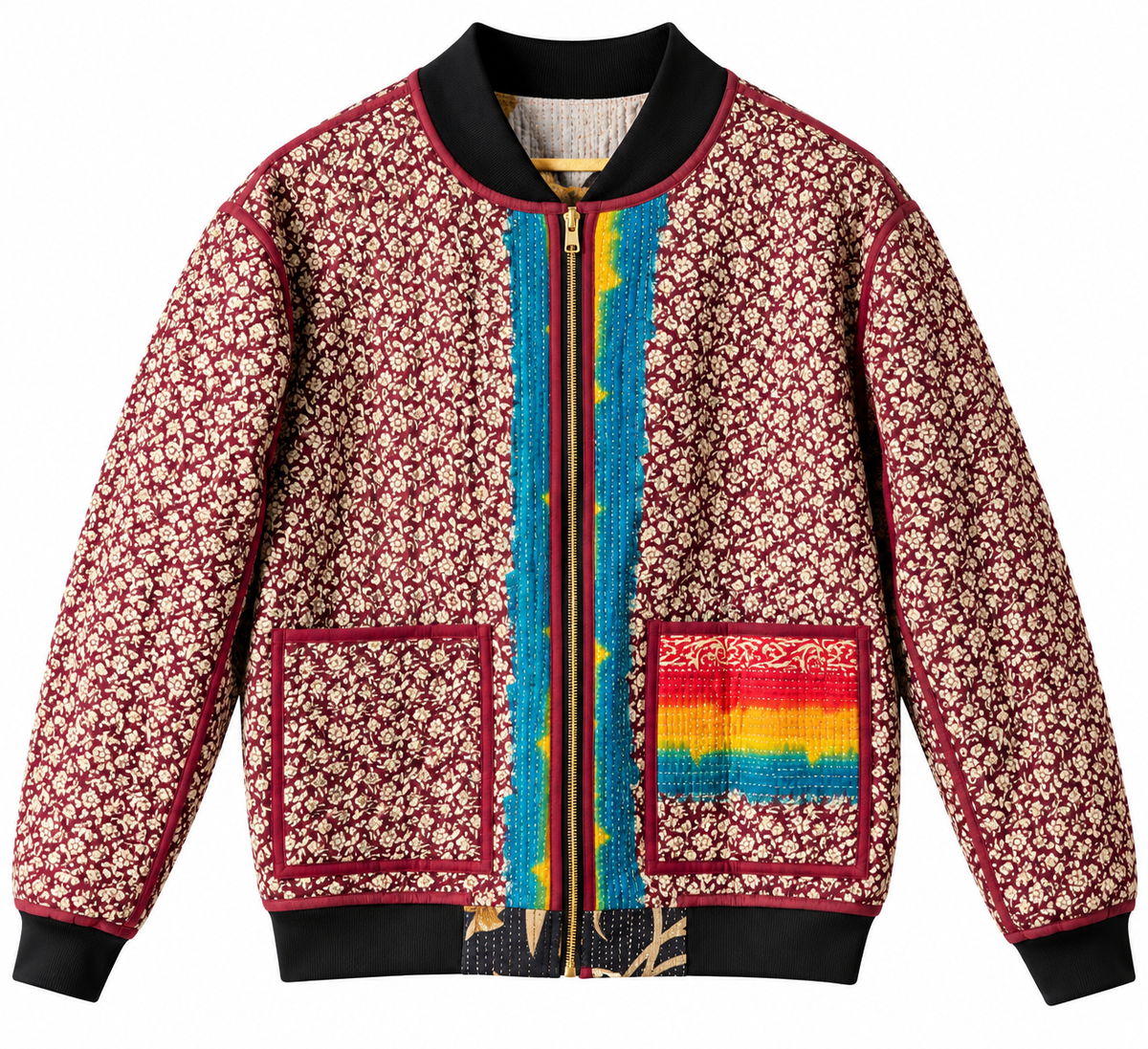 MEN'S Reversible Kantha Bomber - Dev - M