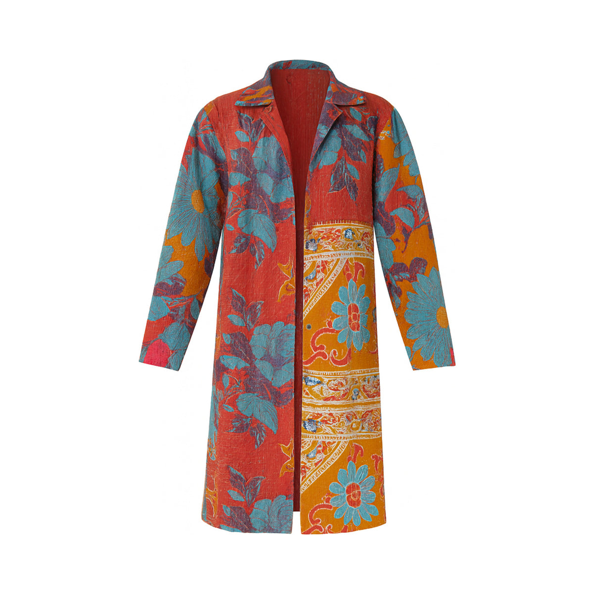Leila Coat - The Patchwork Odyssey - XXL — front