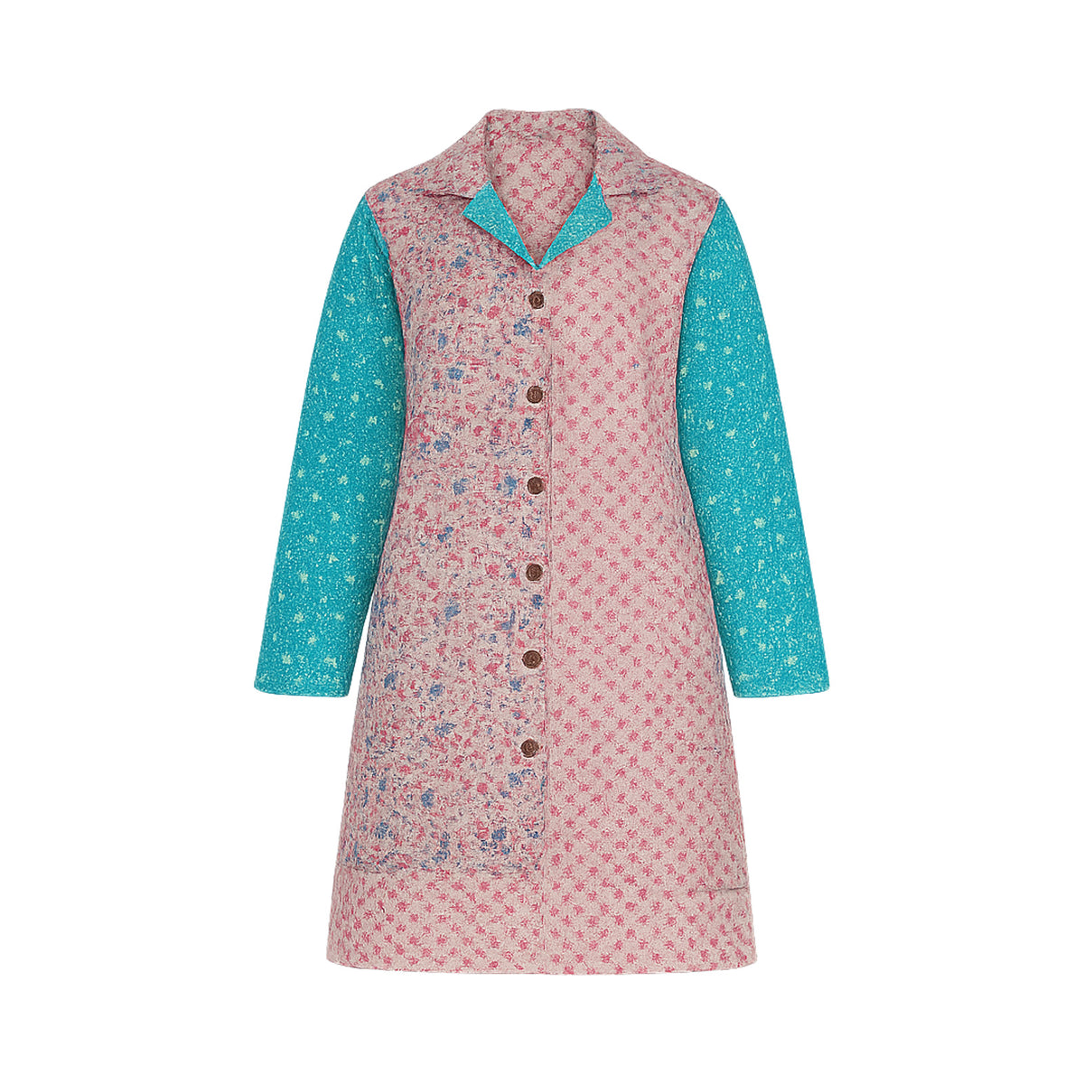Leila Coat - The Polka Blossom - XL — front