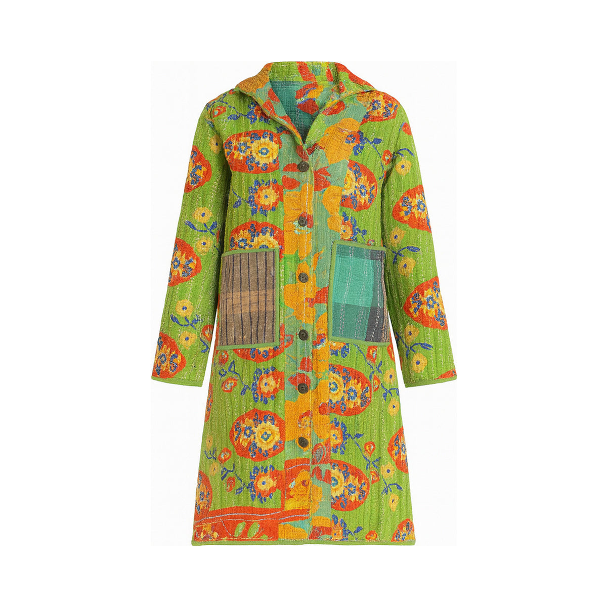 Leila Coat - The Garden Bloom - L — detail